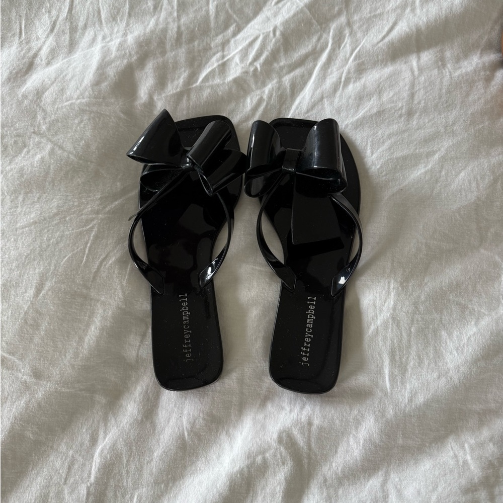 Sugary Jelly Bow Thong Sandals. Worn 2 times.